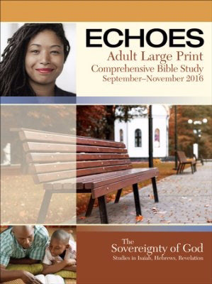 Echoes Fall 2018: Adult Comprehensive Bible Study Large Print Student Book (#5087)