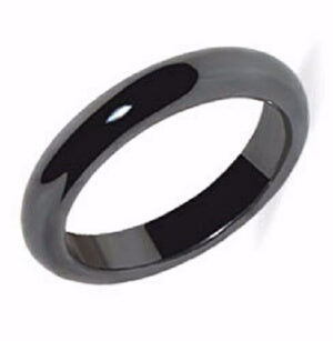 3 Mm Hematine Rings-Assorted Sizes (Pk/20) Ring
