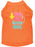 Chicks Rule Screen Print Dog Shirt Orange Lg (14)