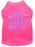 Every Bunny Loves me Screen Print Dog Shirt Bright Pink XS (8)