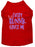 Every Bunny Loves me Screen Print Dog Shirt Red XS (8)