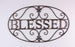 Wall Sign-Blessed-Oval-Bronze (27.75 x 16.75)