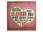 Wall Decor-Stretched Canvas-Delight In The Lord-Linen (12 x 12)