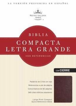 RVR 1960 Large Print Compact Reference Bible--Spanish