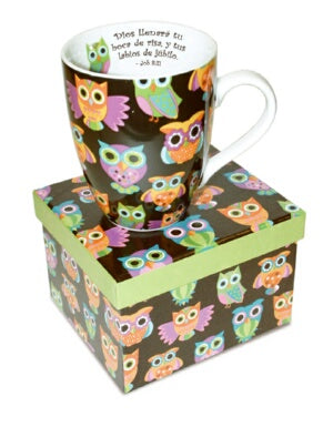 Mug-Owl Pattern-Spanish