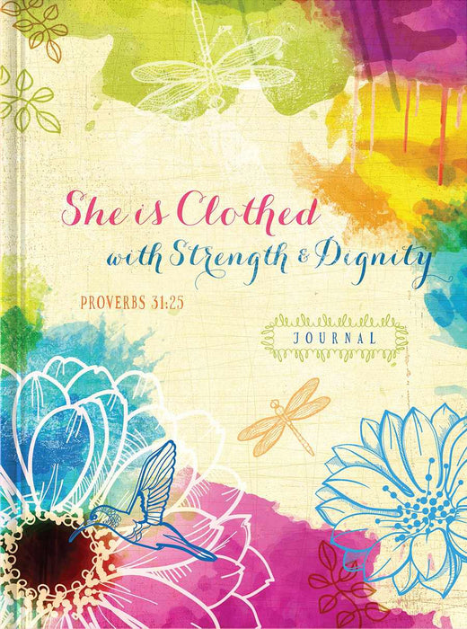 Journal-She Is Clothed With Strength & Dignity (Proverbs 31:25)