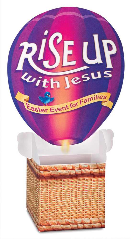 Rise Up With Jesus: Hot Air Balloon Tabletop Display