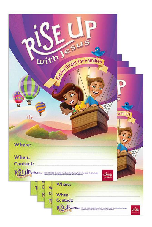 Rise Up With Jesus: Publicity Posters (Pack Of 5) (Pkg-5)