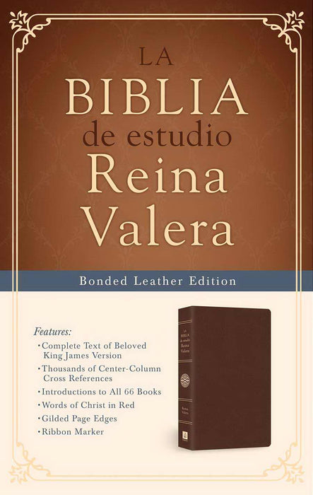 Span-RVR 1909 Study Bible (La Biblia De Estudio Reina Valera)-Brown Bonded Leather
