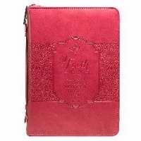 Bible Cover-Fashion/Faith-Large-Pink