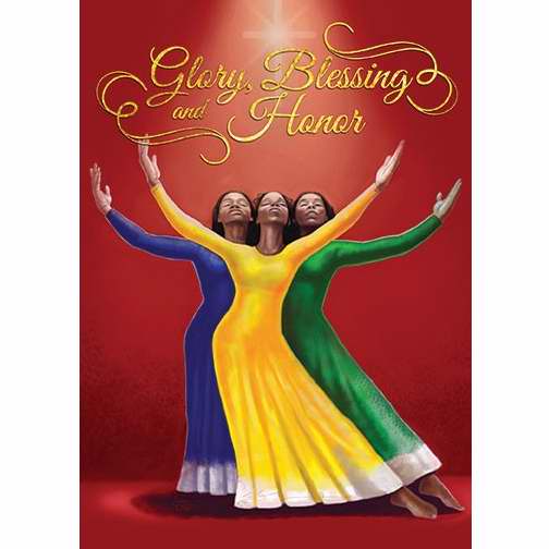 Card-Boxed-Glory Blessing And Honor w/Matching Envelopes (Pkg-15)