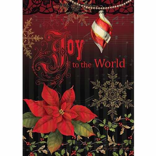 Card-Boxed-Joy To The World w/Matching Envelopes (Box Of 15) (Pkg-15)