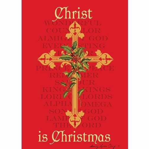 Card-Boxed-Christ Is Christmas w/Matching Envelopes (Box Of 15) (Pkg-15)