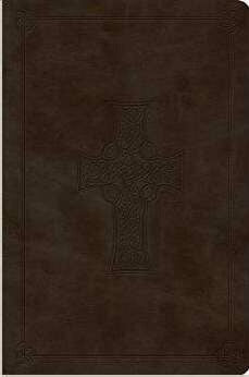 ESV Value Compact Bible-Olive  Celtic Cross Design