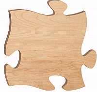 Engravable Plaque-Puzzle Piece-Maple (12 x 12)