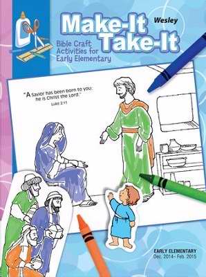 Wesley Winter 2018-2019: Early Elementary Make-It/Take-It (Craft Book) (#3023)