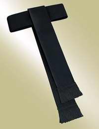 Cassock Band Cincture-H47/42 In-Black