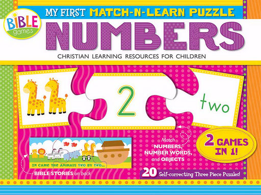 Puzzle-My First Match-N-Learn Puzzle: Numbers