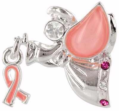 Pin-Breast Cancer Awareness Tac Pin (Wings & Wishes)