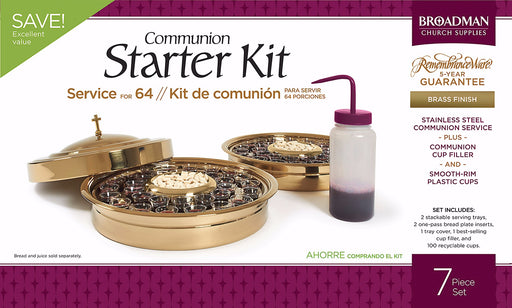 Communion-RemembranceWare-BrassTone Communion Starter Kit