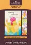 Card-Boxed-Birthday-Blessed & Bright (Box Of 12) (Pkg-12)