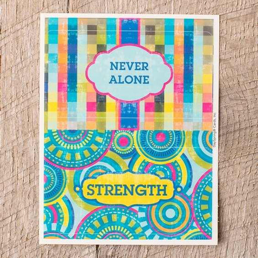 Removable Stickers-Strength & Never Alone-Colorful (Set Of 2)