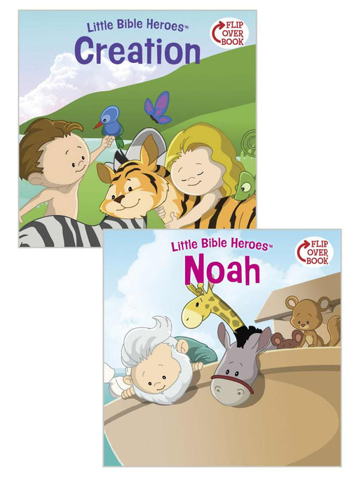 Creation/Noah Flip-Over Book (Little Bible Heroes)