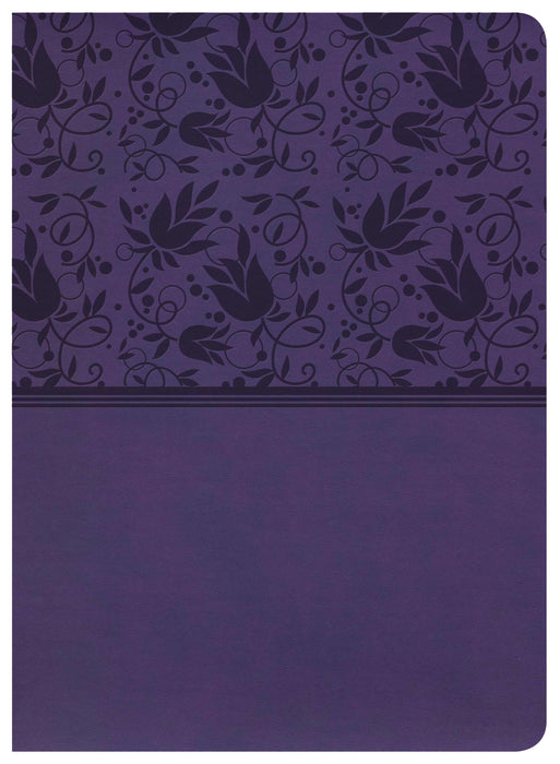 KJV Study Bible (Full Color)-Purple LeatherTouch