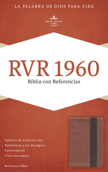 Span-RVR 1960 Reference Bible-Copper/Dark Brown LeatherTouch (Biblia Con Referencias)