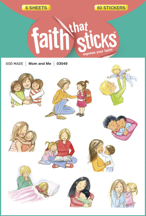 Sticker-Mom And Me (6 Sheets) (Faith That Sticks)