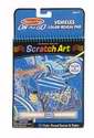 Scratch Art: Vehicles Color-Reveal Pad Activity Book (Ages 5+)