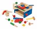 Toy-Hammer And Saw Tool Bench (32 Pieces) (Ages 3+)