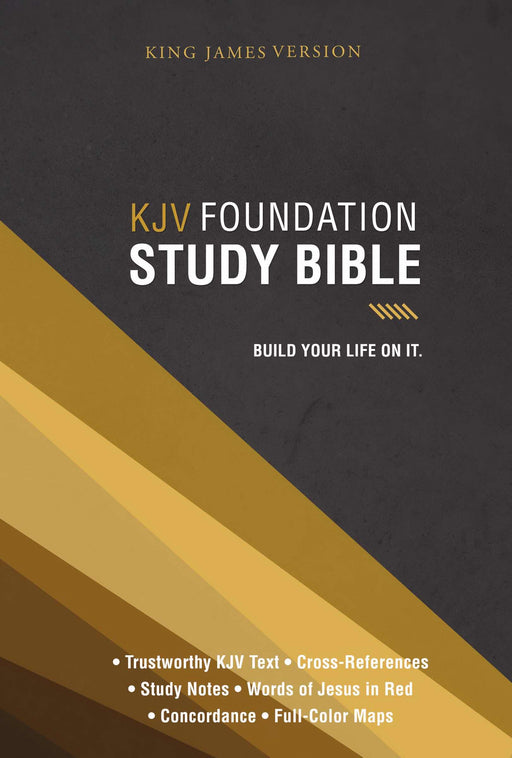 KJV Foundation Study Bible-Multicolor Hardcover