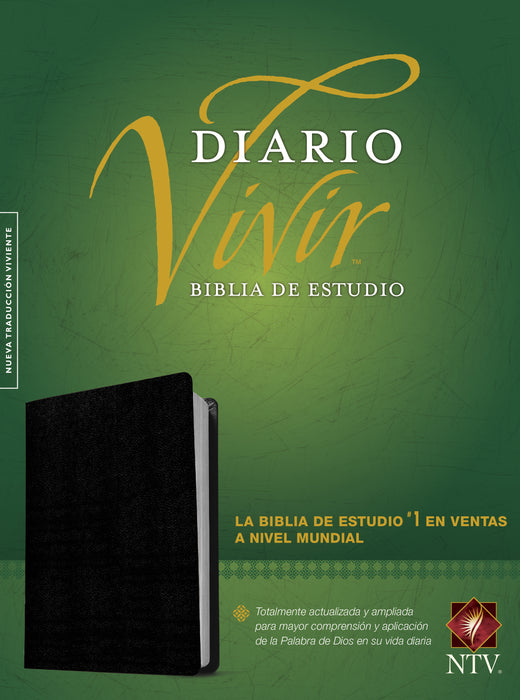 Span-NTV Life Application Study Bible (Biblia De Estudio Del Diario Vivir)-Black Bonded Leather