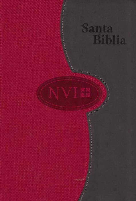 Span-NIV*Larger Print Bible (Letra Grande NVI)-Gray/Brick DuoTone