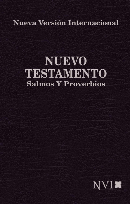 Span-NIV*New Testament w/Psalms And Proverbs (Nuevo Testamento, Salmos Y Proverbios NVI)-Black Softcover