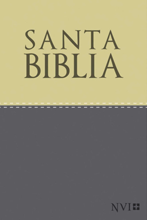 Span-NIV*Compact Bible (Biblia Compacta NVI)-Charcoal/Ivory DuoTone