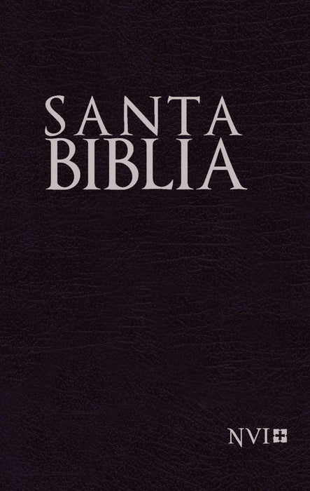 Span-NIV*Compact Bible (Biblia Compacta NVI)-Black Imitation Leather