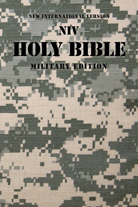 NIV Holy Bible: Military Edition-Digi Camo Softcover