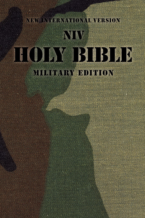 NIV Holy Bible: Military Edition-Camo Softcover