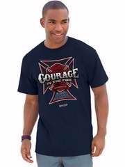 Tee Shirt-Courage-Small-Navy