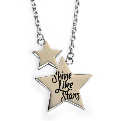 Necklace-Shine Like Stars-(Stainless)-18" Chain