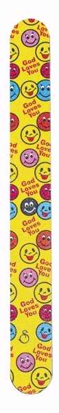 Fingernail File-God Loves You (Pack Of 72) (Pkg-72)