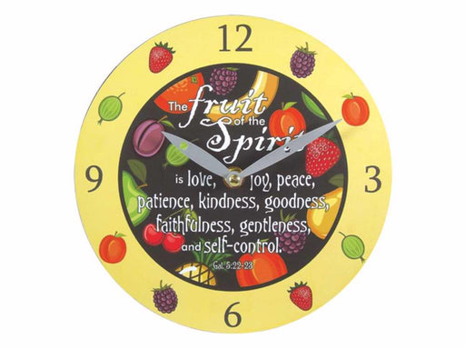 Clock-Fruit Of The Spirit-Gal 5:22-23 (8")