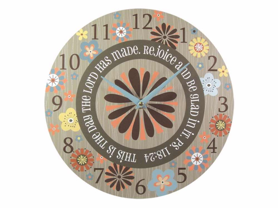 Clock-This Is The Day-Psalm 118:24 (11.5")