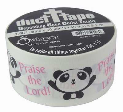 Craft-Designer Duct Tape-Praise The Lord (1 7/8" x 10 Yard Roll)