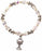Bracelet-Crystal & Pearl w/Cross Charm (For Communion Or Confirmation)