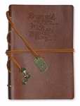 Journal-Wings Like Eagles-Faux Leather-Brown (7 1/2 x 5 3/8)