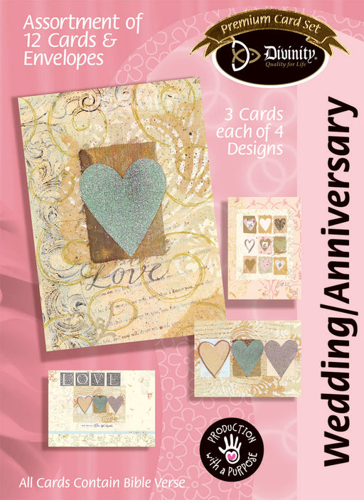Card-Boxed-Wedding/Anniversary-Love (Box Of 12)