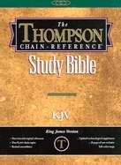 KJV Thompson Chain-Reference Bible/Handy Size-Black Capri Grain Genuine Leather Indexed